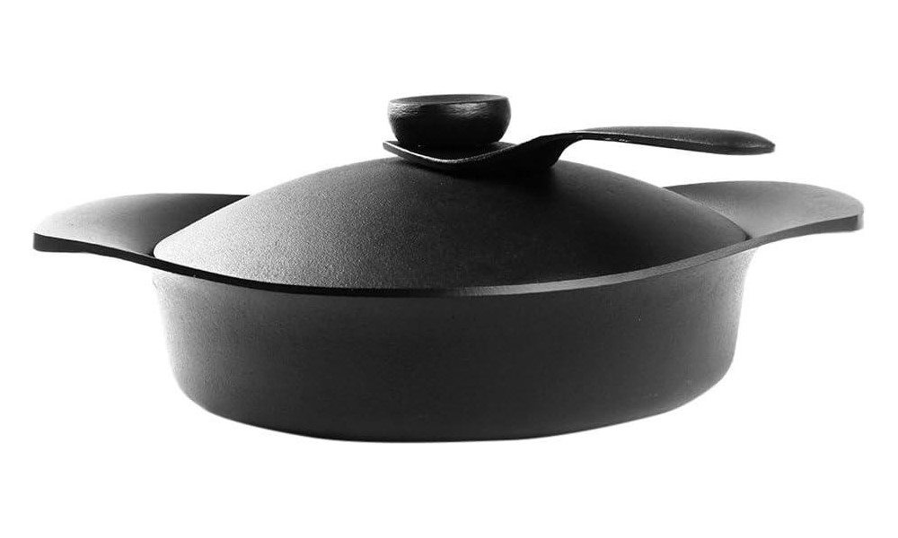 楽天市場】柳宗理 南部鉄器 鉄鍋 浅型 22cm 鉄蓋ハンドル付 IH対応 直