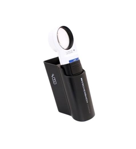 【送料無料】 エッシェンバッハ　mobiluxLED+mobase　LEDワイドライトルーペ＆専用スタンド　 35mmΦ（7倍）　1511-7M