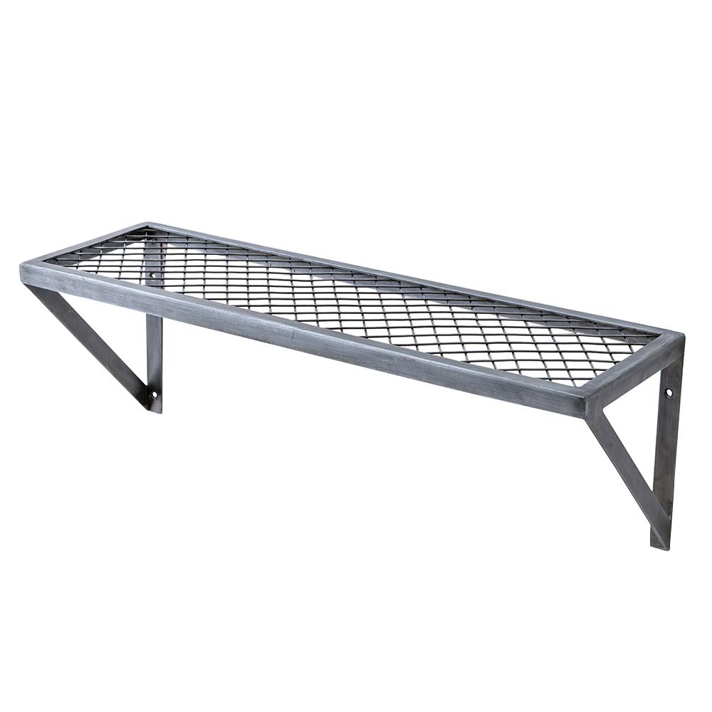 楽天市場】ウォールシェルフ 壁 収納 メッシュラックL : ポッチワン