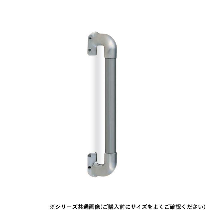 【送料無料】シロクマ　ステンレス出隅二点手すり ヘアーライン・シルバー BR-861　600mm｜通販奉行