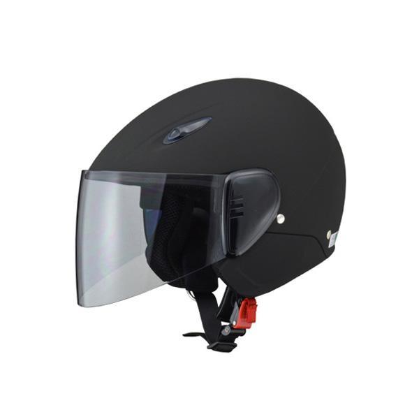 【送料無料】リード工業 SERIO セミジェットヘルメット ハーフマットブラック フリーサイズ RE-35
