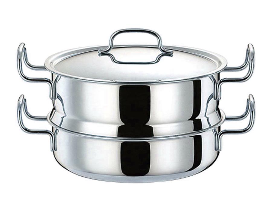 【送料無料】ジオ・プロダクト 蒸し器付鍋 25cm GEO-25M 0675007