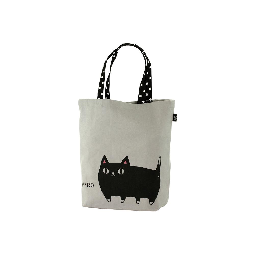 楽天市場】トートバッグ大 猫3兄弟kuro : セラミック藍 楽天市場店