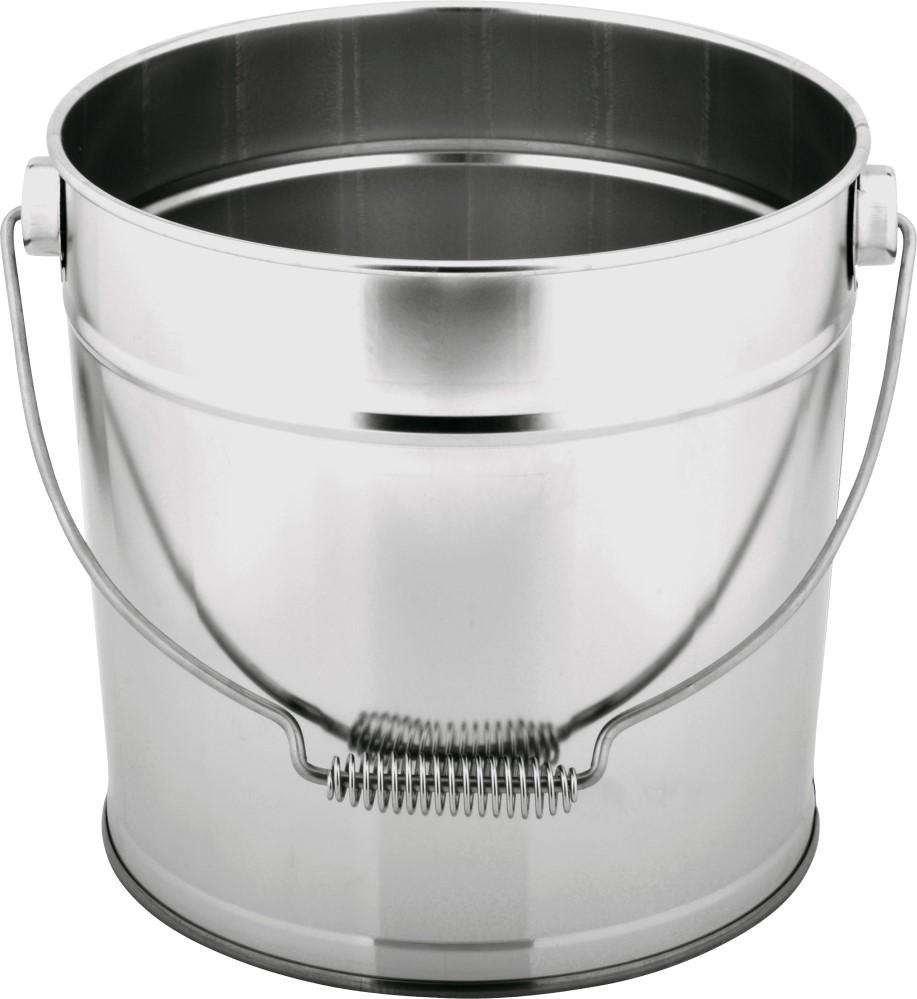 2点セット ヴィンテージ 楕円型 スイス軍 アルミ製バケツ ＋ステンレス