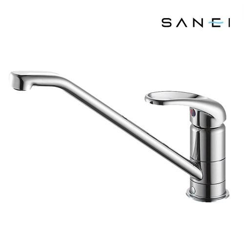 【送料無料】三栄水栓 SANEI　シングルワンホール混合栓K87110TJV-13