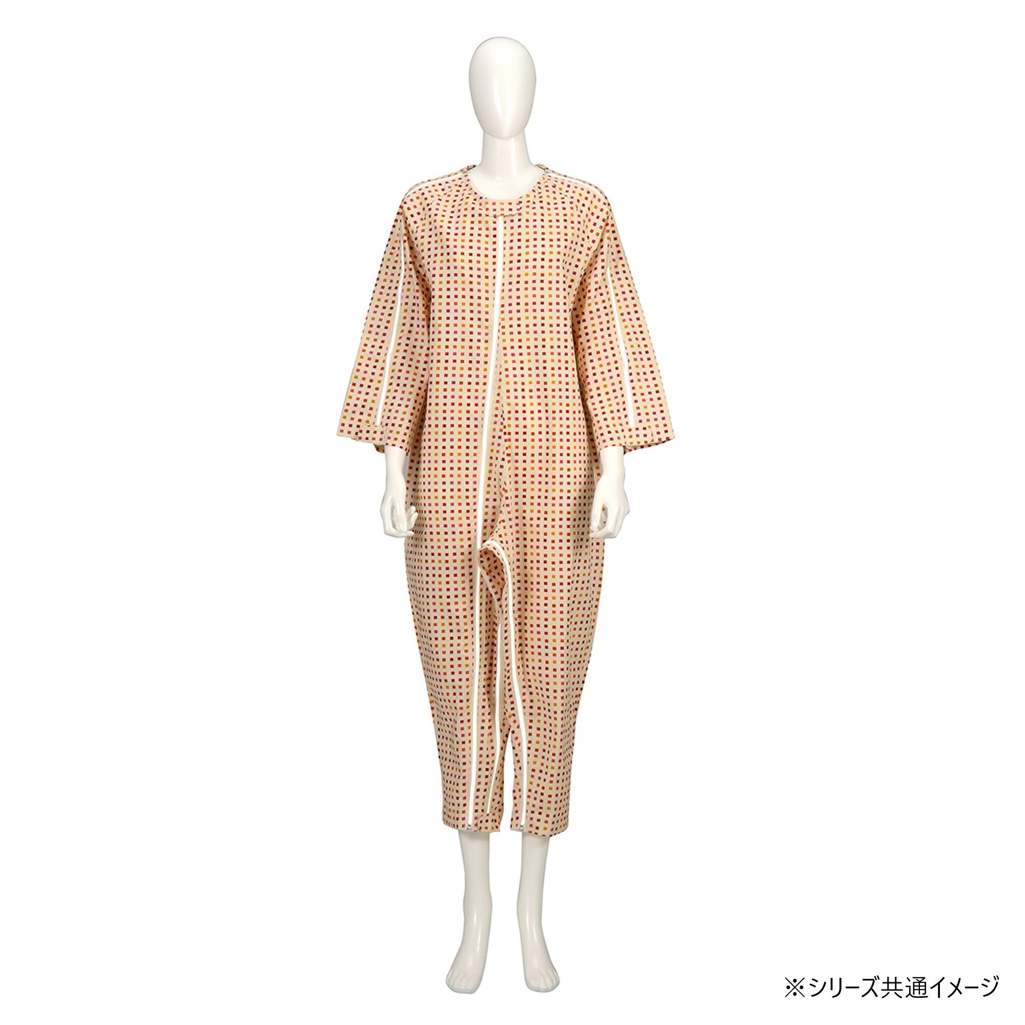 【送料無料】 竹虎 ソフトケアねまき3シーズン 105942・だいだい・S