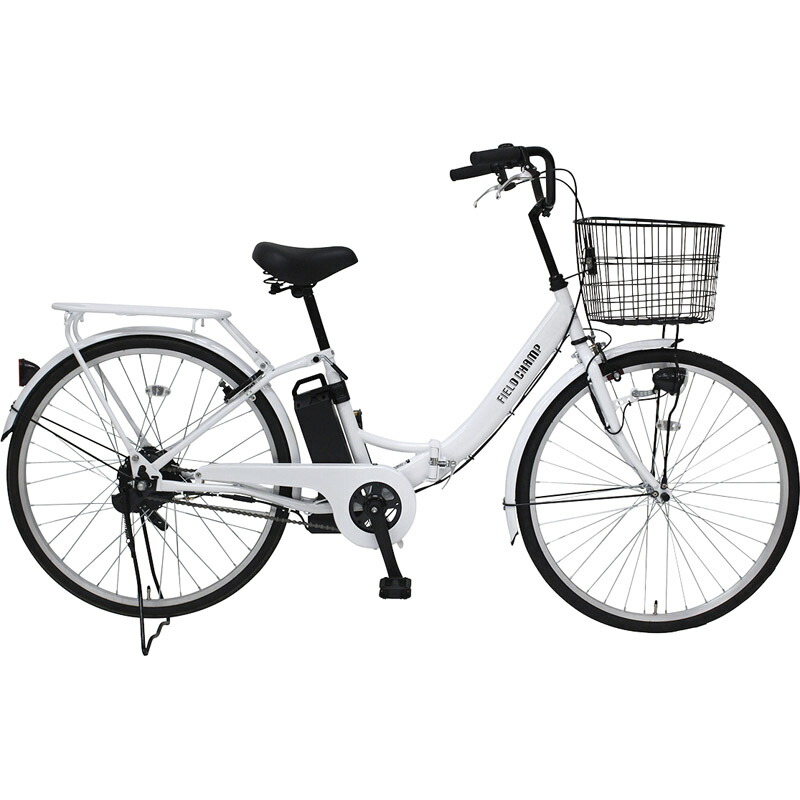 楽天市場】26 FAMICHARI（ファミチャリ） 電動軽快車 5.2Ah ホワイト