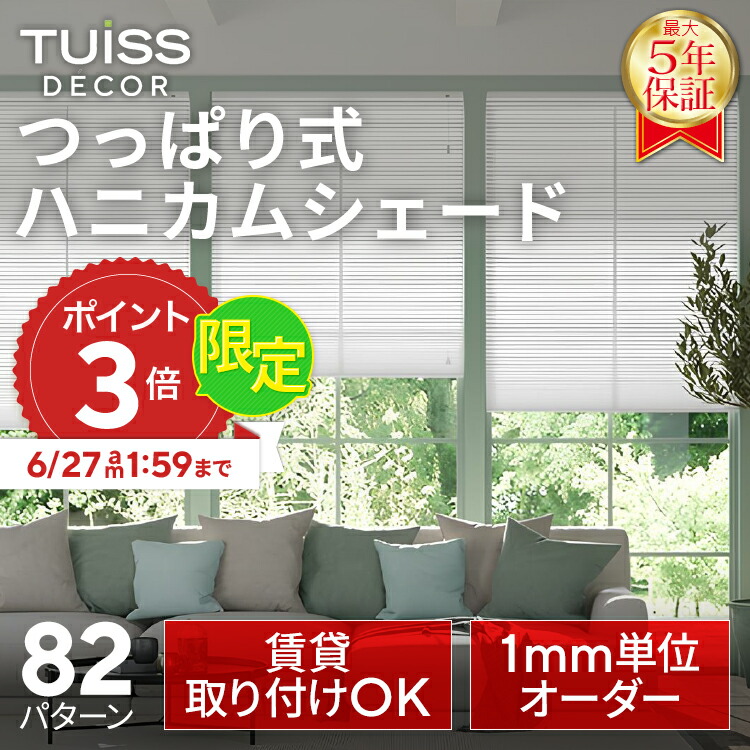 フルネス ハニカムシェード ツイン オーダー ダブル レース 日よ