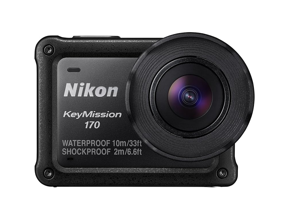 Nikon 雨合羽動き写真器 KeyMission 170 BK 黒いこと