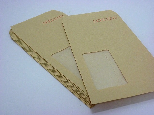 【楽天市場】長40封筒 窓付クラフト70g枠なし 1,000枚 : 封筒・名刺 