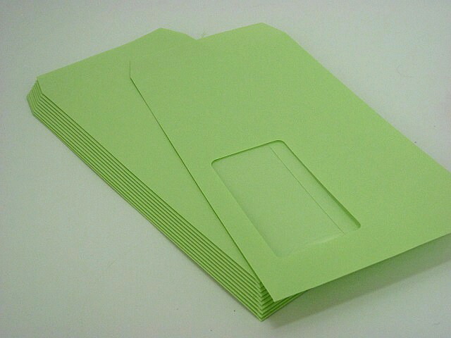長3封筒窓付ウグイス70g枠なし 1,000枚