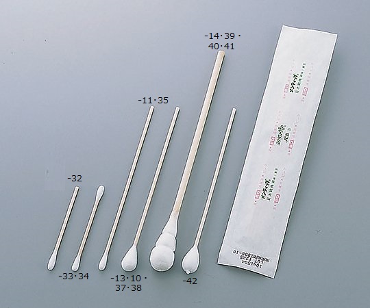 ★ポイント最大16倍★【全国配送可】-[未滅菌]メンティップ（木軸） 皮膚科（先端突起形状） φ13.0×155mm 1箱（10本×20袋入） 日本綿棒 型番 10A1514-WE 　JAN 4904095708000 aso 0-319-42 ●在庫品 納期約 3営業日-【医療・研究機器】