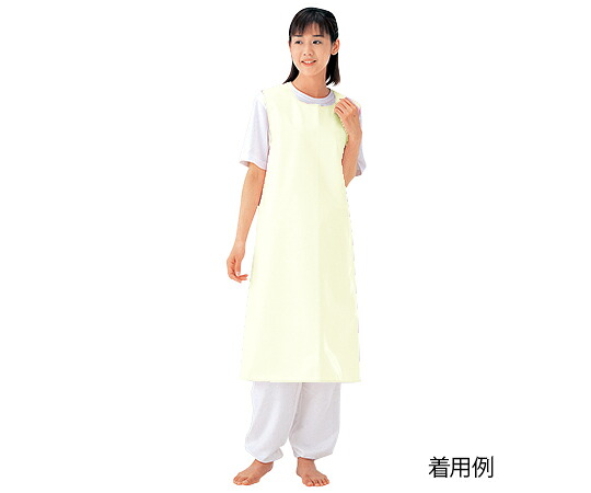 ★ポイント最大16倍★【全国配送可】-入浴介助エプロン （面ファスナータイプ） クリーム／M エンゼル（介護用品） 型番 6012(M) 　JAN 4975520802310 aso 0-3808-04 ●お取寄品　納期約 8営業日-【医療・研究機器】
