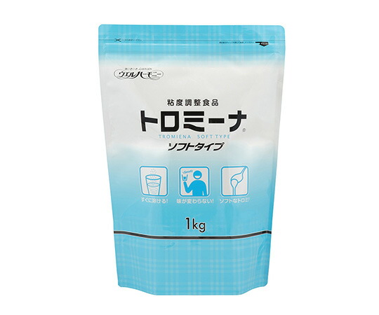 ★ポイント最大16倍★【全国配送可】-嚥下補助食品トロミーナ (粘度調整食品) ソフトタイプ (1kg入)×10袋入 ウエルハーモニー 型番 - 　JAN 4942223251103 aso 0-7277-25 ●お取寄品　納期約 6営業日-【医療・研究機器】