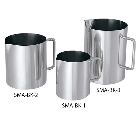 ★ポイント最大16倍★【全国配送可】-サニタリービーカー 3L MONOVATE（旧：日東金属工業） 型番 BK-SMA-3  JAN 4560132183980 aso 1-1906-03  ●在庫品 納期約 3営業日-【医療・研究機器】