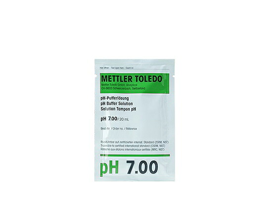 ★ポイント最大16倍★【全国配送可】-pHメータ用標準液　pH7.00　20mL×30袋入 メトラー・トレド 型番 51302047 aso 1-5102-01 ●在庫品 納期約 3営業日-【医療・研究機器】