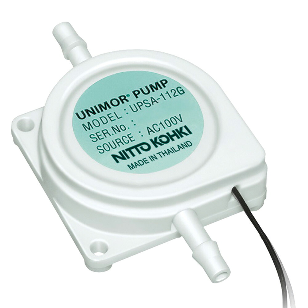 ★ポイント最大16倍★【全国配送可】-圧電ポンプ 日東工器 型番 UPSA-112G 　JAN 4992338793265 aso 1-5999-32 ●お取寄品　納期約 10営業日-【医療・研究機器】｜【文具の月島堂】店