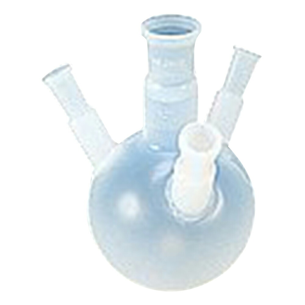 ★ポイント最大16倍★【全国配送可】-PFA丸底フラスコ　四つ口　500mL フロンケミカル 型番 NR1257-001 　JAN 4562305543140 aso 1-6665-03 ●お取寄品　納期約 13営業日-【医療・研究機器】