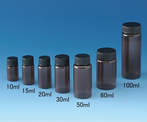 ★ポイント最大16倍★【全国配送可】-PETスクリューバイアル60mL 褐色 50本 1720-0060 ニッコー・ハンセン 型番 JST-R/A 60 　JAN 4589521461003 aso 17-2000-60-55 ●お取寄品　納期約 10営業日-【医療・研究機器】