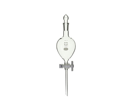 ★ポイント最大16倍★【全国配送可】-SPC分液丸型ロート PTFEコック付 100mL 柴田科学 型番 031230-100  JAN 4589988618880 aso 1-7798-02  ●お取寄品 納期約 6営業日-【医療・研究機器】