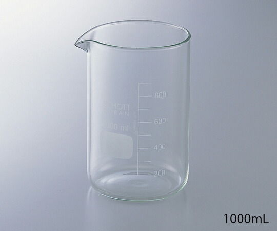 ★ポイント最大16倍★【全国配送可】-厚手ビーカー　500mL SCHOTT/DURAN 型番 211314401 　JAN 4032051003477 aso 1-8401-04 ●在庫品 納期約 3営業日-【医療・研究機器】