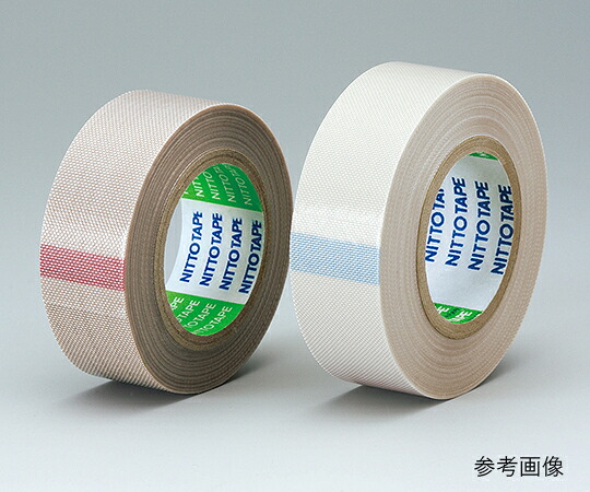 ★ポイント最大16倍★【全国配送可】-ニトフロン（R）ガラス粘着テープ　973UL-S　0.13&times;38mm&times;10m 日東電工 型番 aso 1-8955-01 納期約 3営業日-【医療・研究機器】｜【文具の月島堂】店