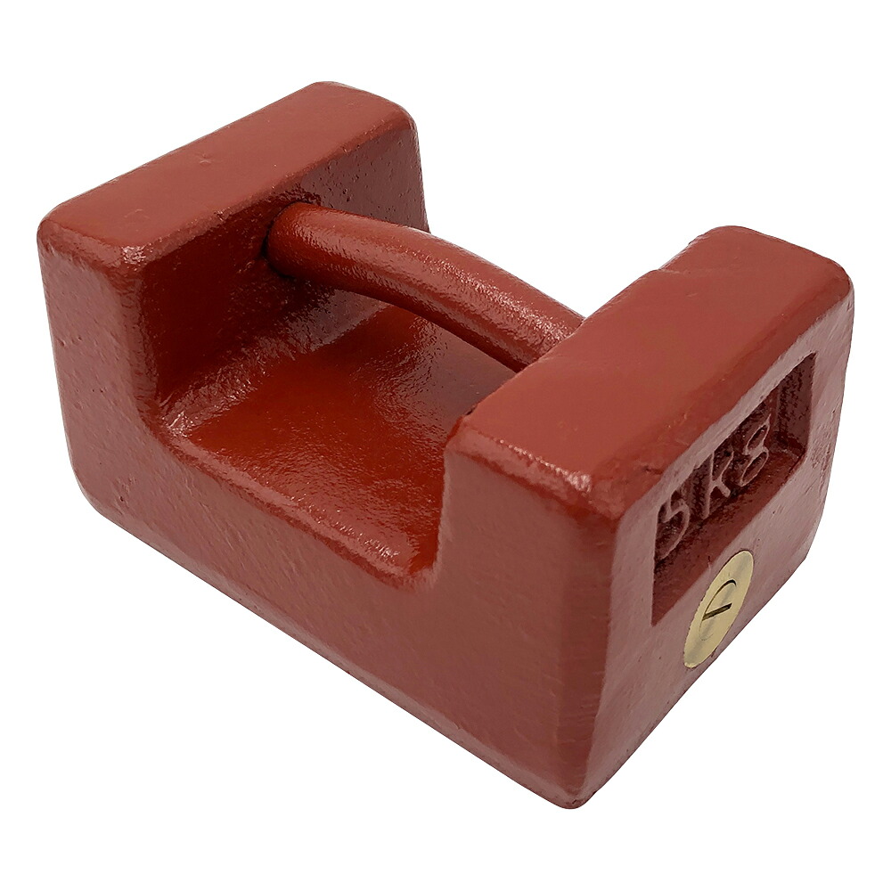 ★ポイント最大16倍★【全国配送可】-枕型分銅 5kg 新光電子(ViBRA) 型番 M1RF-5K JAN 4582524082428 aso 2-441-03 ●お取寄品 納期約 6営業日-【医療・研究機器】|【文具の月島堂】店