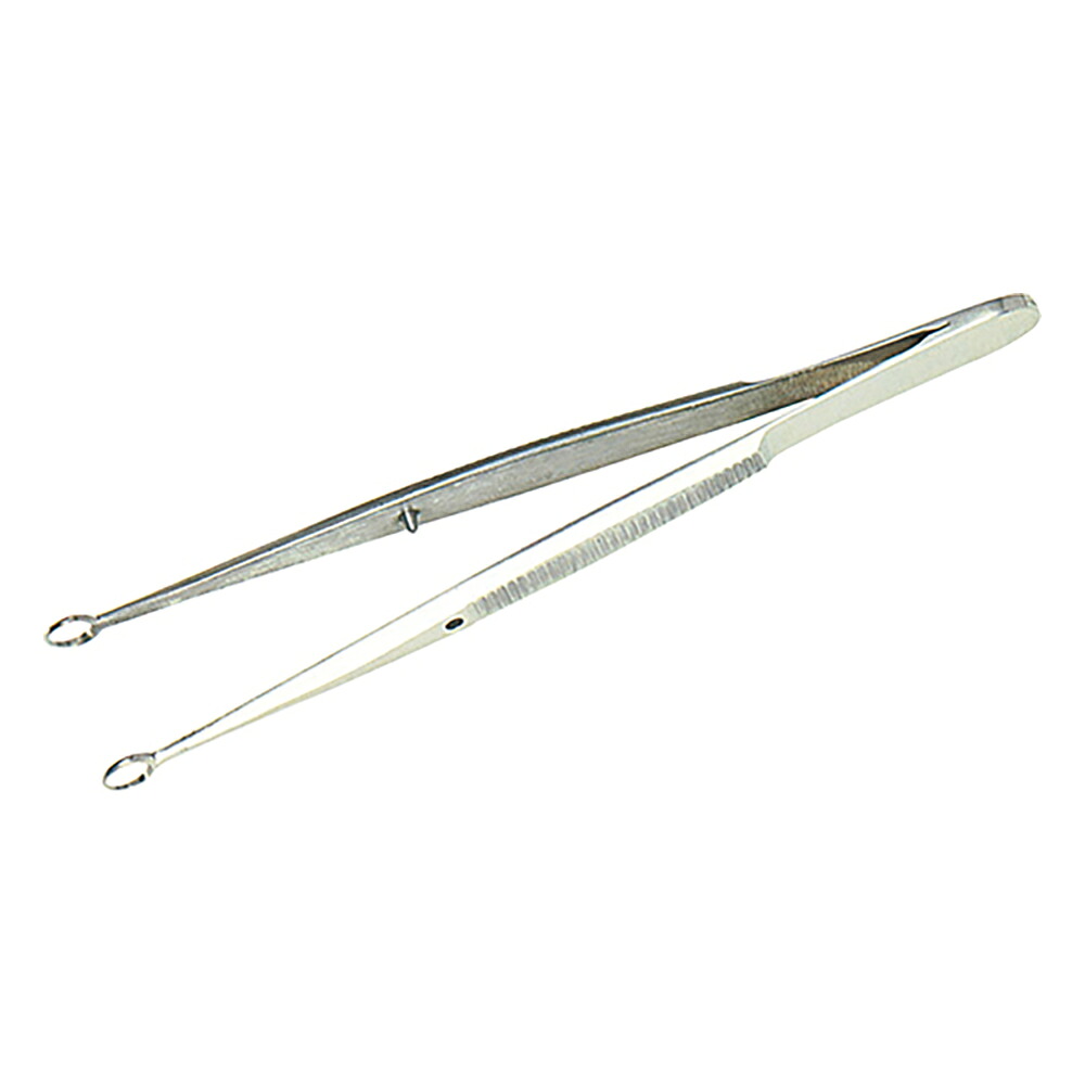 ★ポイント最大16倍★【全国配送可】-リングピンセット　１００ｍｍ その他 型番 No.6 　JAN 4589638269431 aso 2-532-11 ●在庫品 納期約 3営業日-【医療・研究機器】