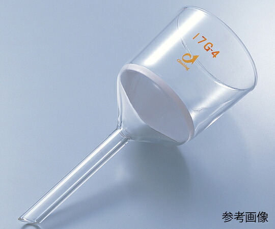 ★ポイント最大16倍★【全国配送可】-ガラスろ過器（ブフナロート型）　140mL　16～40μm クライミング 型番 CL0776-03-104 　JAN 4573310042597 aso 2-7475-32 納期約 3営業日-【医療・研究機器】｜【文具の月島堂】店