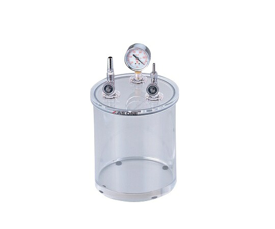 ★ポイント最大16倍★【全国配送可】-アクリル小型真空容器　φ215×335mm アズワン 型番 200型 　JAN 4560111769594 aso 2-7875-01 ●在庫品 納期約 3営業日-【医療・研究機器】