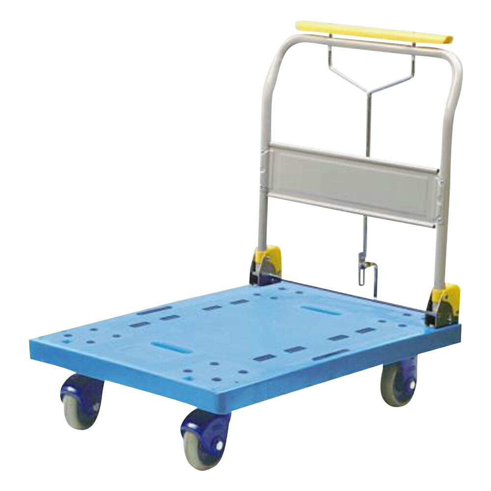 ★ポイント最大16倍★【全国配送可】-ハンドブレーキ付き台車 φ130mm 金沢車輌 型番 PHB‐300GS JAN 4546678005788 aso 2-9405-02 ●在庫品 納期約 3営業日-【医療・研究機器】