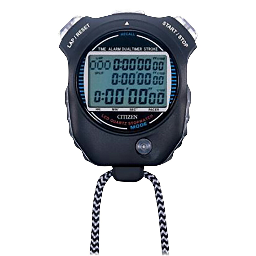 ★ポイント最大16倍★【全国配送可】-ストップウォッチ CITIZEN 型番 LC058-A02 　JAN 4903456152636 aso 2-9929-01 納期約 3営業日-【医療・研究機器】｜【文具の月島堂】店