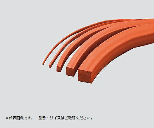 ★ポイント最大16倍★【全国配送可】-シリコーンスポンジ紐（赤）角　２０ｍｍ×３０ｍｍ その他 型番 - aso 3-3218-77 ●お取寄品　納期約 10営業日-【医療・研究機器】