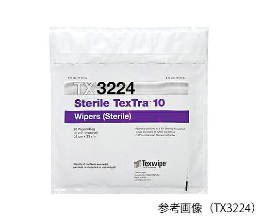 ★尖んがり最大限度16倍★【全国送りとどける可】-無菌化テクストラ10 Sterile TexTra?10 310×310粍 100枚入 テックスワイプ（Texwipe） 型番 TX3225  JAN 4589638363962 aso 3-6990-14  ●店卸し資産品 納期約 3取り引き日-【診療・修める備品】