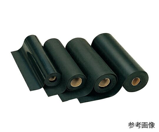 ★ポイント最大16倍★【全国配送可】-ゴムシート (ロール状) 幅500mm 厚み1mm 光 型番 GR1-500 　JAN 4977720011509 aso 3-7967-07 ●お取寄品　納期約 8営業日-【医療・研究機器】