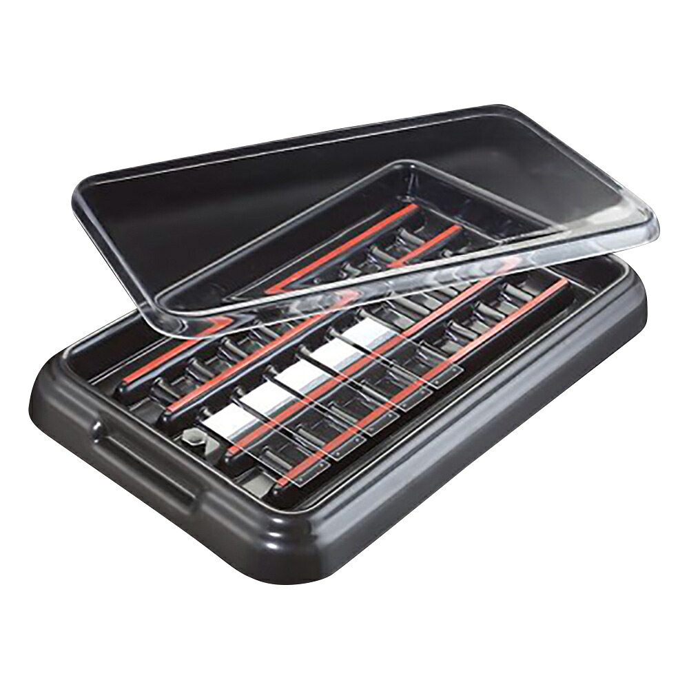 ★ポイント最大16倍★【全国配送可】-染色トレー StainTray（TM） クリアカバー付（大） Simport 型番 M920-1 　JAN 4589638201226 aso 3-8609-03 納期約 3営業日-【医療・研究機器】｜【文具の月島堂】店