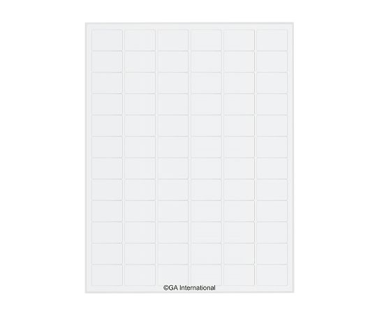 ★ポイント最大16倍★【全国配送可】-リムーバブルクライオラベル（レーザープリンタータイプ）　72ラベル×16シート入 GA　International 型番 RCL-9T1-WH 　JAN 4589638208263 aso 3-8731-02 ●在庫品 納期約 3営業日-【医療・研究機器】