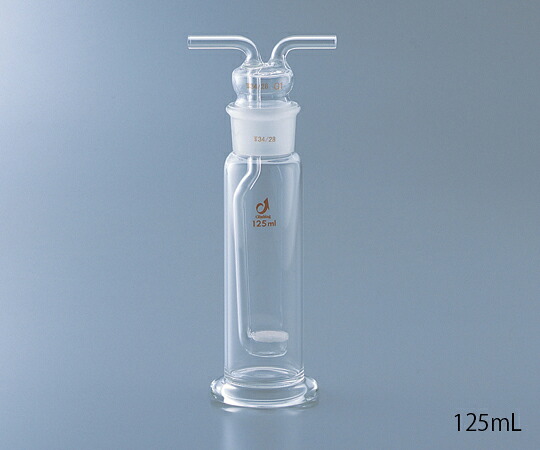 ★ポイント最大16倍★【全国配送可】-ガス洗浄瓶　板フィルター付き　250mL　G-4 クライミング 型番 CL0457-02-104 　JAN 4573310068528 aso 3-9412-22 ●お取寄品　納期約 17営業日-【医療・研究機器】