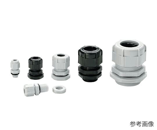 ★ポイント最大16倍★【全国配送可】-Mネジケーブルグランド（RM型） ライトグレー 100個入 タカチ電機工業 型番 RM16S-8S-P  aso 3-995-24  ●お取寄品 納期約 4営業日-【医療・研究機器】