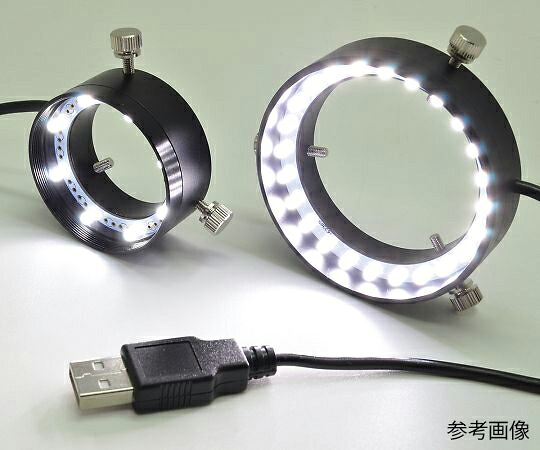 ★ポイント最大16倍★【全国配送可】-USB式リング型LED照明 24/緑 オプター 型番 LRF-66/50G(USB)-24 aso 4-1794-03 ●お取寄品 納期約 17営業日-【医療・研究機器】
