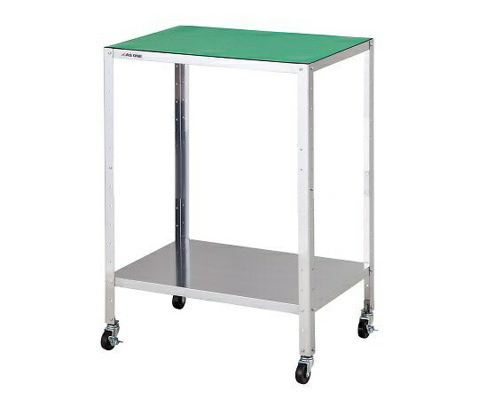 ★ポイント最大16倍★【全国配送可】-ステンレス製導電ワゴン　組立式　導電マット付　610×410×809mm アズワン 型番 SDW-2LM 　JAN 4589638357145 aso 4-2090-03 ●在庫品 納期約 3営業日-【医療・研究機器】