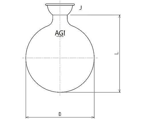 ★ポイント最大16倍★【全国配送可】-ロータリー受フラスコ　500mL 旭製作所 型番 3218-500-G aso 4-2736-01 ●お取寄品　納期約 22営業日-【医療・研究機器】