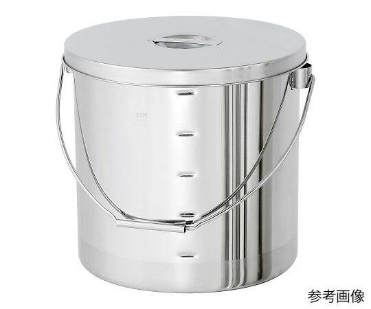 ★ポイント最大16倍★【全国配送可】-目盛付き汎用容器　7L MONOVATE（旧：日東金属工業） 型番 STB-M-21 　JAN 4589691031792 aso 4-2939-02 ●お取寄品　納期約 8営業日-【医療・研究機器】