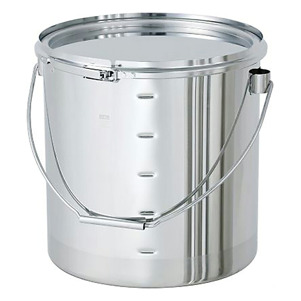 ★ポイント最大16倍★【全国配送可】-目盛付き汎用容器 バンド式 10L MONOVATE(旧:日東金属工業) 型番 CTLB-M-24 JAN 4589691032263 aso 4-2941-03 ●お取寄品 納期約 8営業日-【医療・研究機器】|【文具の月島堂】店