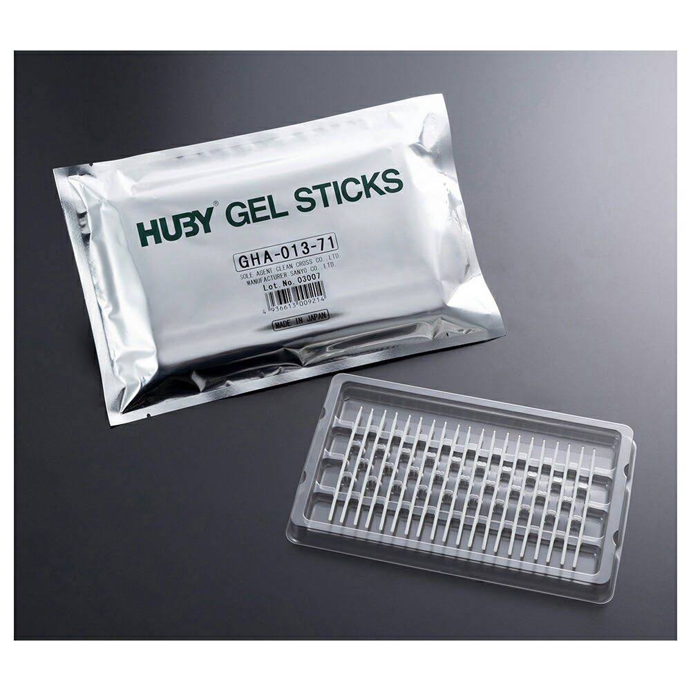 ★ポイント最大16倍★【全国配送可】-綿棒型粘着スティック HUBY GEL STICKS φ1.3mm 600本入 その他 型番 GHA-013-71 aso 4-3911-01 ●お取寄品 納期約 8営業日-【医療・研究機器】|【文具の月島堂】店