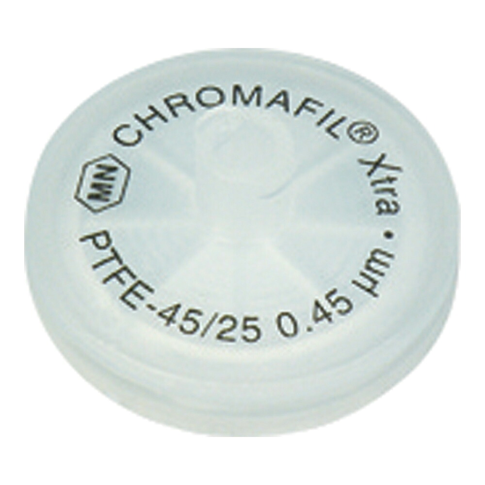 ★ポイント最大16倍★【全国配送可】-シリンジフィルター(疎水性PTFE・CHROMAFIL)1um φ25mm 透明 100個入 MACHEREY-NAGEL 型番 729247 JAN 4582619650334 aso 4-4346-10 納期約 3営業日-【医療・研究機器】|【文具の月島堂】店