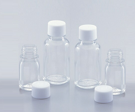 ★ポイント最大16倍★【全国配送可】-細口規格瓶　透明　100mL　100本入 マルエム 型番 TK-100 aso 5-131-15 納期約 3営業日-【医療・研究機器】｜【文具の月島堂】店 11,628円