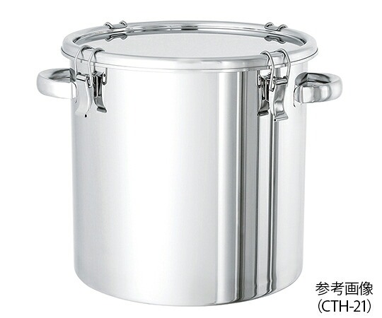 ★ポイント最大16倍★【全国配送可】-密閉式タンク　20L(把手タイプ・SUS304） MONOVATE（旧：日東金属工業） 型番 CTH-30 　JAN 4560132181313 aso 5-145-04 納期約 3営業日-【医療・研究機器】｜【文具の月島堂】店