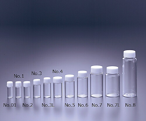 ★ポイント最大16倍★【全国配送可】-FCスクリュー管瓶　透明　50入　50.0ml No.7 マルエム 型番 - aso 61-0144-02 ●在庫品 納期約 3営業日-【医療・研究機器】