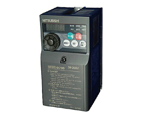 ★ポイント最大16倍★【全国配送可】-汎用インバータ FREQROL-D700シリーズ 200～240V 1.4A 三菱電機 型番 FR-D720-0.2K  aso 61-3561-64  ●お取寄品 納期約 8営業日-【医療・研究機器】